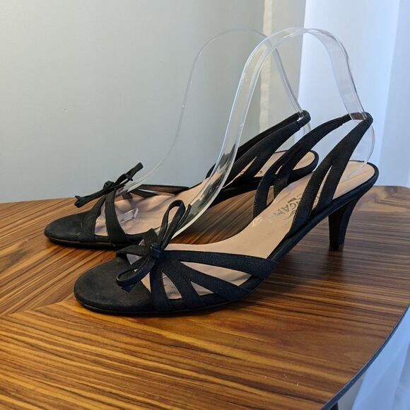 SALVATORE FERRAGAMO strappy heels sandals size 36 @S7 - Picture 10 of 16